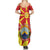 North Macedonia National Day Summer Maxi Dress Happy 33rd Anniversary Flag Style - Wonder Print Shop