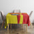 North Macedonia National Day Tablecloth Happy 33rd Anniversary Flag Style - Wonder Print Shop