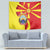 North Macedonia National Day Tapestry Happy 33rd Anniversary Flag Style - Wonder Print Shop