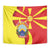 North Macedonia National Day Tapestry Happy 33rd Anniversary Flag Style - Wonder Print Shop