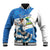 Felices Fiestas Patrias Nicaragua Baseball Jacket Bailes Nicaraguan Girl - Wonder Print Shop