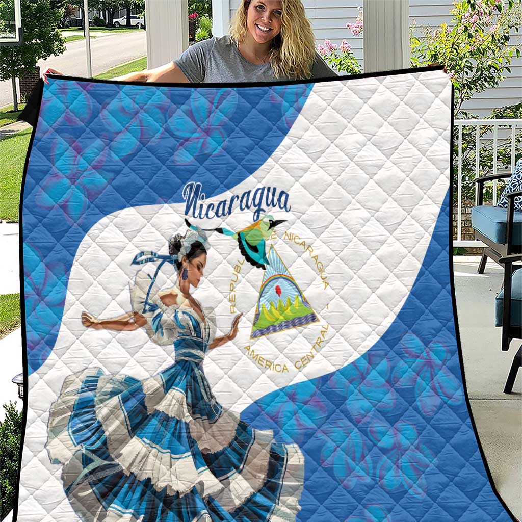 Felices Fiestas Patrias Nicaragua Quilt Bailes Nicaraguan Girl