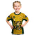 Custom Australia Soccer Kid T Shirt Sam Kerr Matildas Proud 2023 World Cup Yellow - Wonder Print Shop