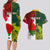 Personalised Australia And England Rugby Couples Matching Long Sleeve Bodycon Dress and Hawaiian Shirt Indigenous Wallabies With Red Roses Sporty Version - Wonder Print Shop