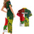 Personalised Australia And England Rugby Couples Matching Short Sleeve Bodycon Dress and Hawaiian Shirt Indigenous Wallabies With Red Roses Sporty Version - Wonder Print Shop