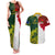 Personalised Australia And England Rugby Couples Matching Tank Maxi Dress and Hawaiian Shirt Indigenous Wallabies With Red Roses Sporty Version - Wonder Print Shop