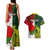 Personalised Australia And England Rugby Couples Matching Tank Maxi Dress and Hawaiian Shirt Indigenous Wallabies With Red Roses Sporty Version - Wonder Print Shop