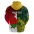 Personalised Australia And England Rugby Hoodie Indigenous Wallabies With Red Roses Sporty Version - Wonder Print Shop