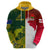 Personalised Australia And England Rugby Hoodie Indigenous Wallabies With Red Roses Sporty Version - Wonder Print Shop