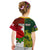 Personalised Australia And England Rugby Kid T Shirt Indigenous Wallabies With Red Roses Sporty Version - Wonder Print Shop