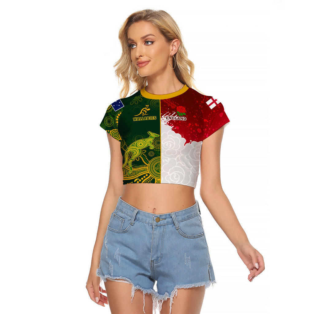 personalised-australia-and-england-rugby-raglan-cropped-t-shirt-indigenous-wallabies-with-red-roses-sporty-version