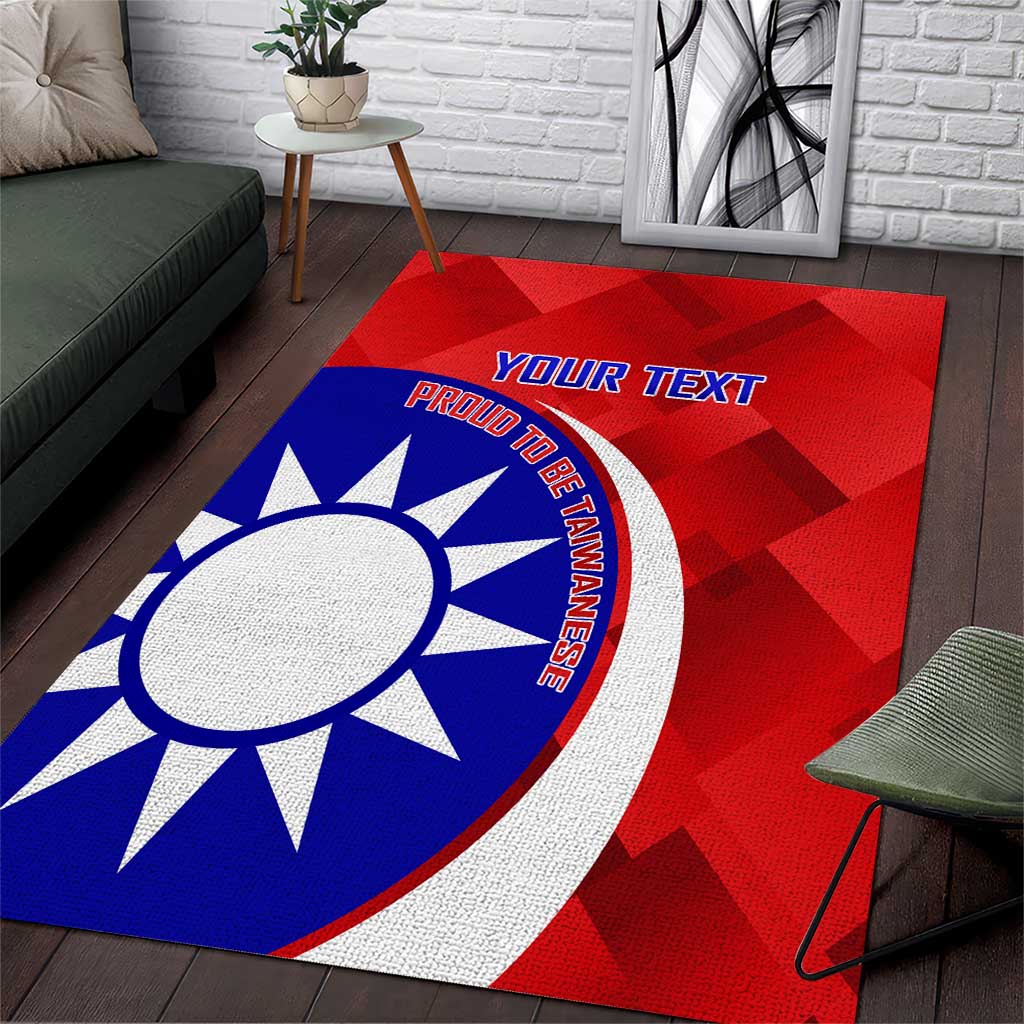 Personalised Taiwan Badminton Area Rug 2024 Taiwanese Proud Dynamic Style - Wonder Print Shop