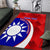 Personalised Taiwan Badminton Area Rug 2024 Taiwanese Proud Dynamic Style - Wonder Print Shop