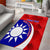 Personalised Taiwan Badminton Area Rug 2024 Taiwanese Proud Dynamic Style - Wonder Print Shop