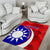 Personalised Taiwan Badminton Area Rug 2024 Taiwanese Proud Dynamic Style - Wonder Print Shop