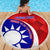 Personalised Taiwan Badminton Beach Blanket 2024 Taiwanese Proud Dynamic Style - Wonder Print Shop