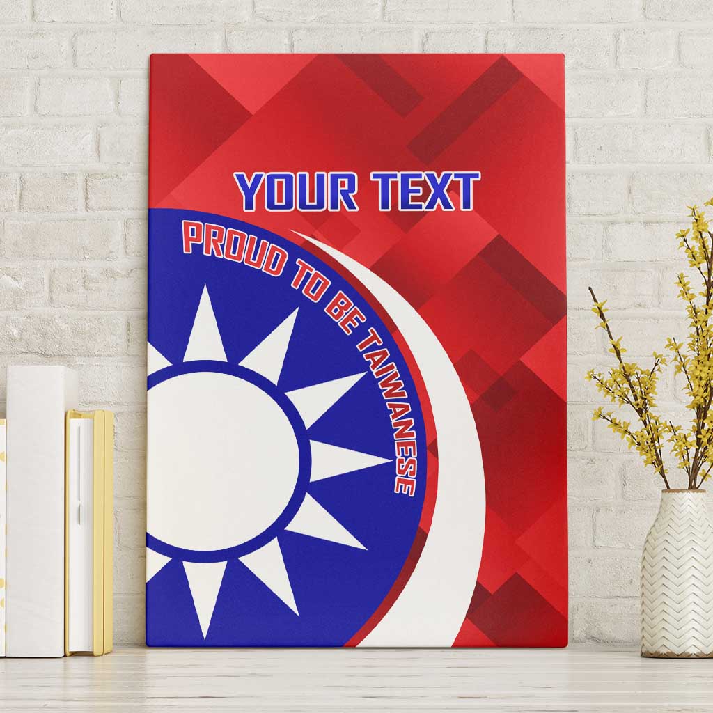 Personalised Taiwan Badminton Canvas Wall Art 2024 Taiwanese Proud Dynamic Style - Wonder Print Shop