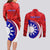 Personalised Taiwan Badminton Couples Matching Long Sleeve Bodycon Dress and Long Sleeve Button Shirt 2024 Taiwanese Proud Dynamic Style - Wonder Print Shop