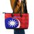 Personalised Taiwan Badminton Leather Tote Bag 2024 Taiwanese Proud Dynamic Style