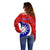 Personalised Taiwan Badminton Off Shoulder Sweater 2024 Taiwanese Proud Dynamic Style - Wonder Print Shop