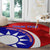 Personalised Taiwan Badminton Round Carpet 2024 Taiwanese Proud Dynamic Style