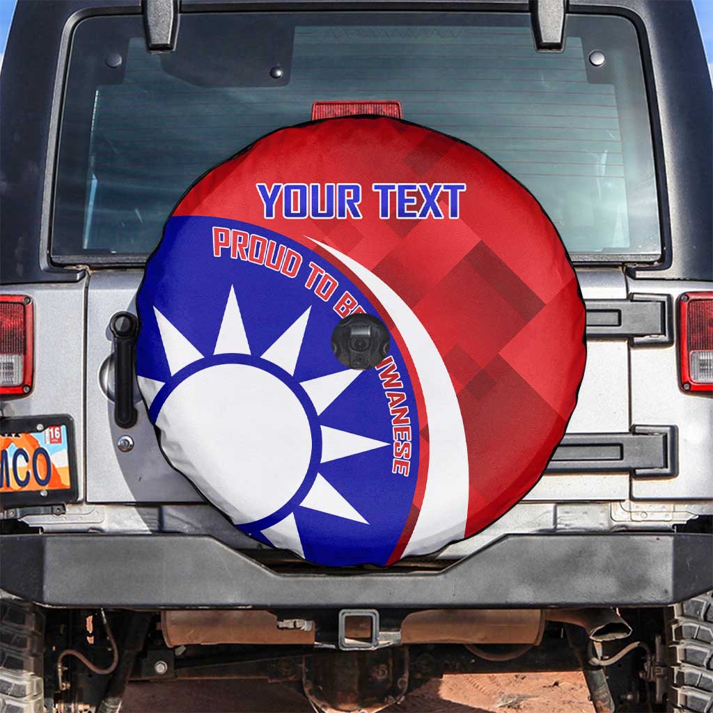 Personalised Taiwan Badminton Spare Tire Cover 2024 Taiwanese Proud Dynamic Style - Wonder Print Shop