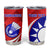 Personalised Taiwan Badminton Tumbler Cup 2024 Taiwanese Proud Dynamic Style - Wonder Print Shop