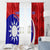 Personalised Taiwan Badminton Window Curtain 2024 Taiwanese Proud Dynamic Style - Wonder Print Shop