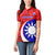 Personalised Taiwan Badminton Women Polo Shirt 2024 Taiwanese Proud Dynamic Style - Wonder Print Shop