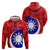 Personalised Taiwan Badminton Zip Hoodie 2024 Taiwanese Proud Dynamic Style - Wonder Print Shop