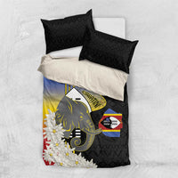 Eswatini Independence Day Bedding Set Swaziland Nguni Shield African Pattern - Wonder Print Shop