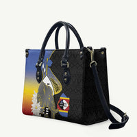 Eswatini Independence Day Leather Bag Swaziland Nguni Shield African Pattern - Wonder Print Shop