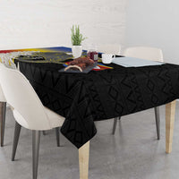 Eswatini Independence Day Tablecloth Swaziland Nguni Shield African Pattern - Wonder Print Shop