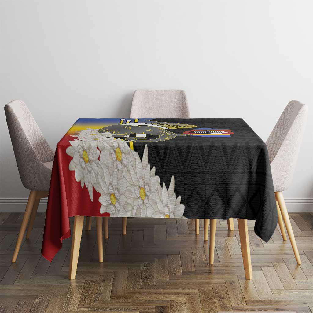 Eswatini Independence Day Tablecloth Swaziland Nguni Shield African Pattern - Wonder Print Shop