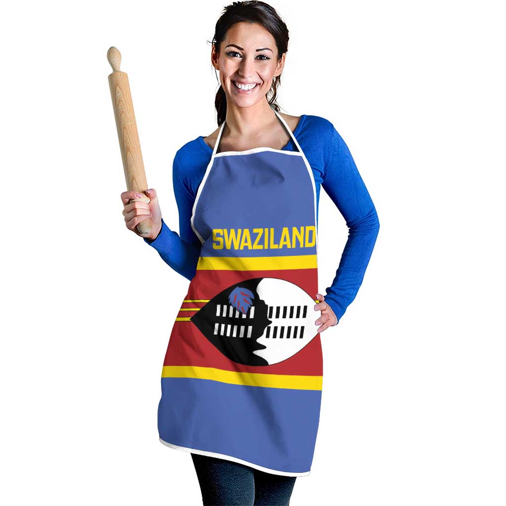 Swaziland Apron Siyinqaba Eswatini Flag Style - Wonder Print Shop
