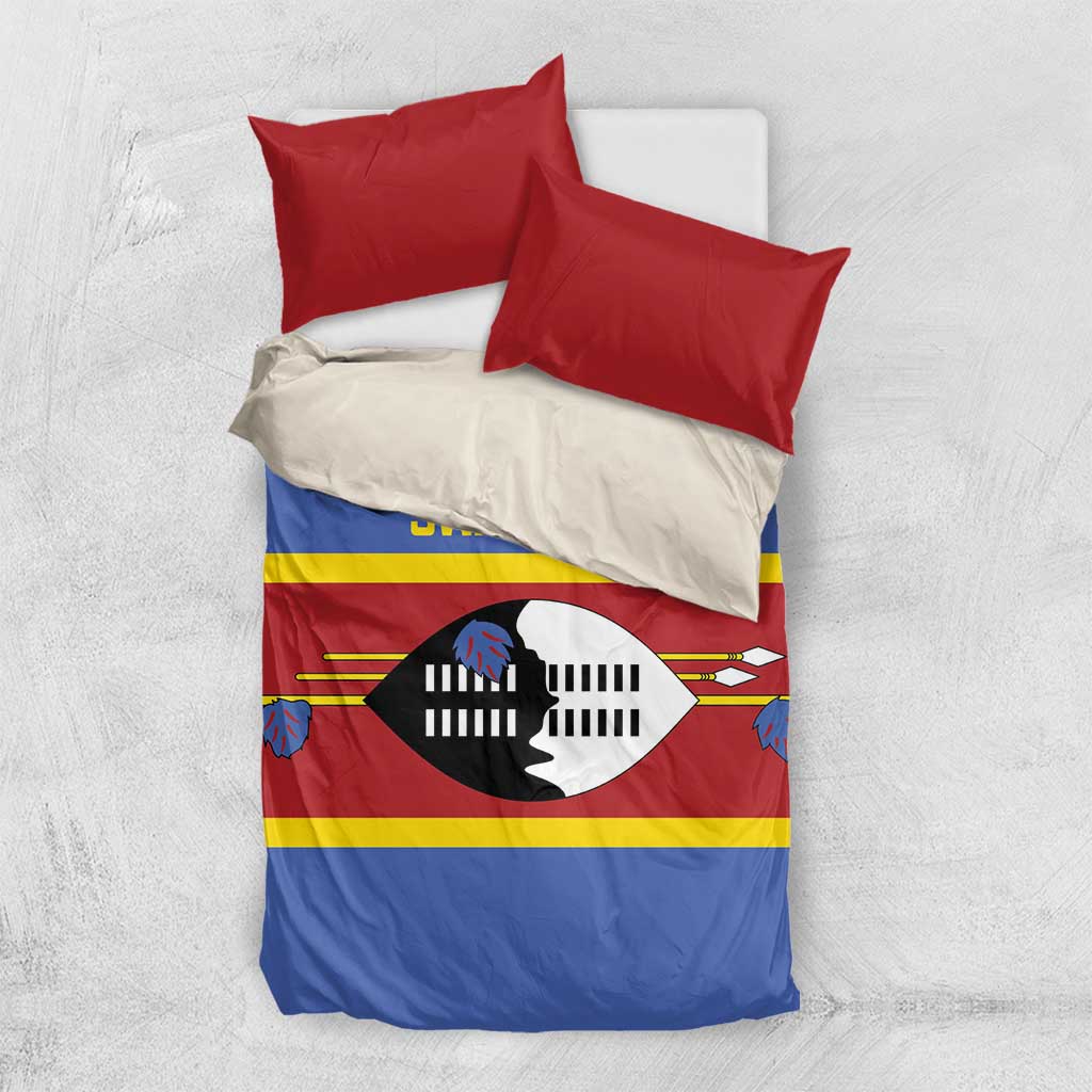 Swaziland Bedding Set Siyinqaba Eswatini Flag Style - Wonder Print Shop