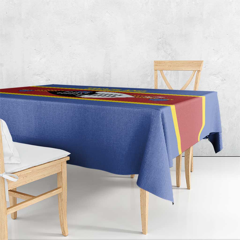 Swaziland Tablecloth Siyinqaba Eswatini Flag Style - Wonder Print Shop