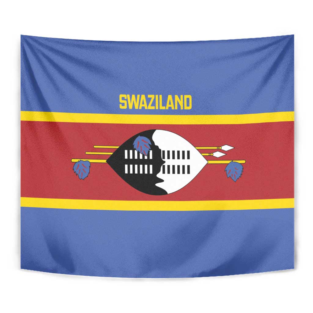 Swaziland Tapestry Siyinqaba Eswatini Flag Style - Wonder Print Shop