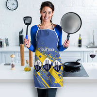 Eswatini Football Custom Apron Sihlangu Semnikati Blue - Wonder Print Shop