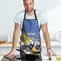 Eswatini Football Custom Apron Sihlangu Semnikati Blue - Wonder Print Shop
