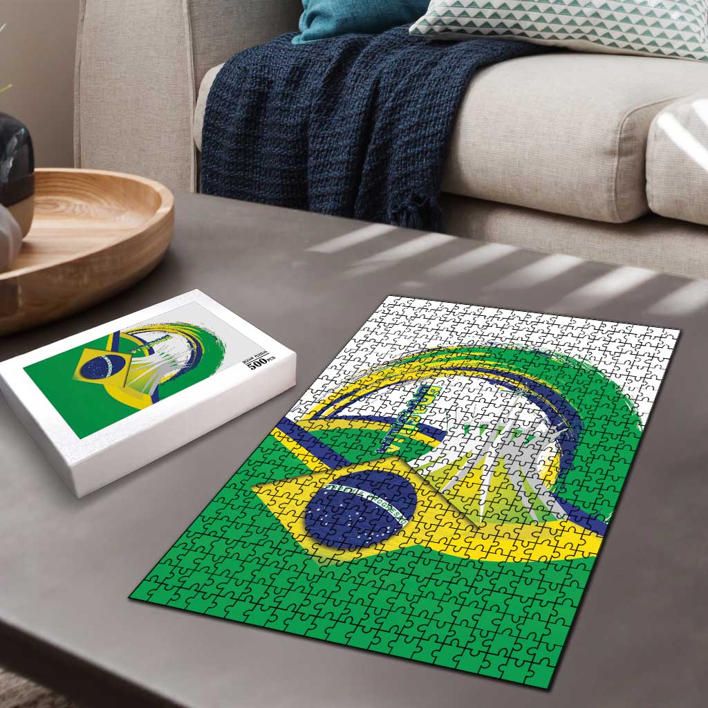 Brasilia Capital Puzzle Brazil Flag Metropolitan Cathedral - Wonder Print Shop