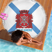 Rio de Janeiro Brazil Beach Blanket Flag Style - Wonder Print Shop