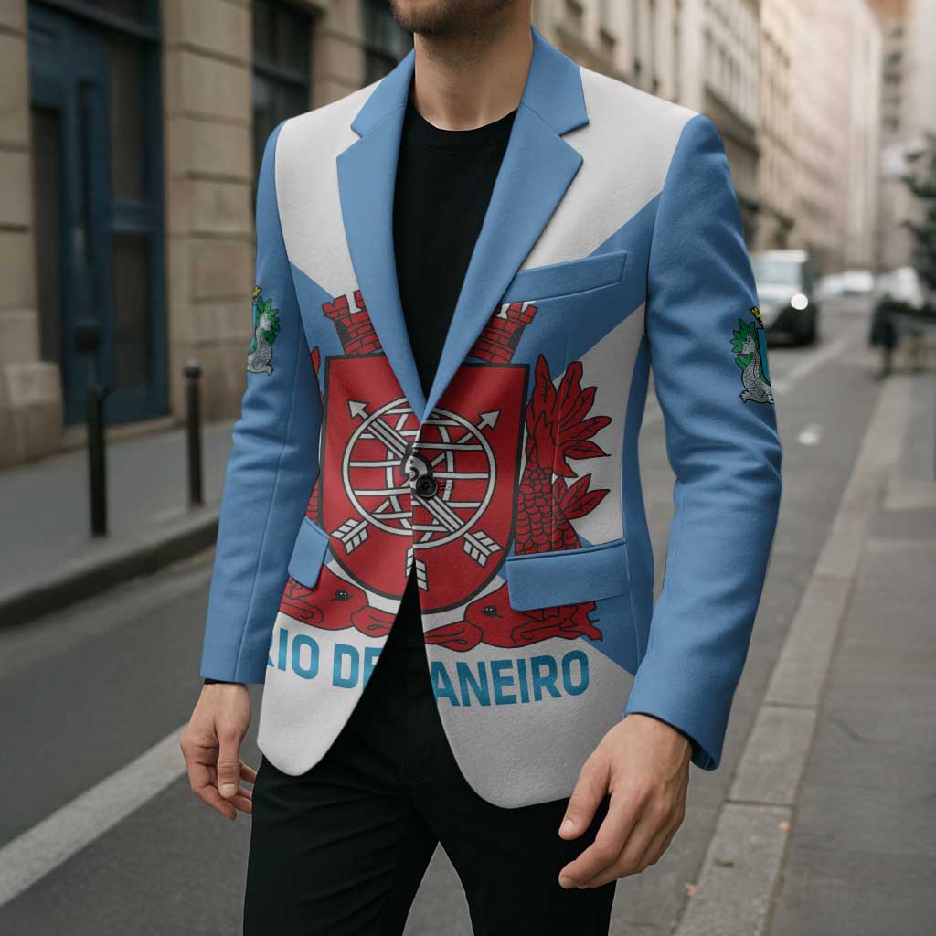 Rio de Janeiro Brazil Blazer Flag Style - Wonder Print Shop