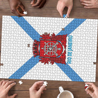 Rio de Janeiro Brazil Puzzle Flag Style - Wonder Print Shop