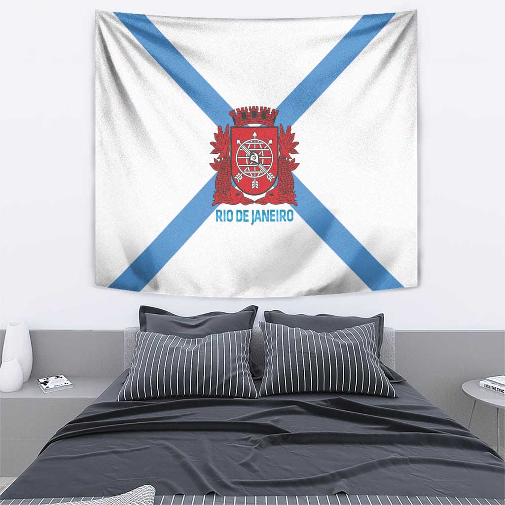 Rio de Janeiro Brazil Tapestry Flag Style - Wonder Print Shop