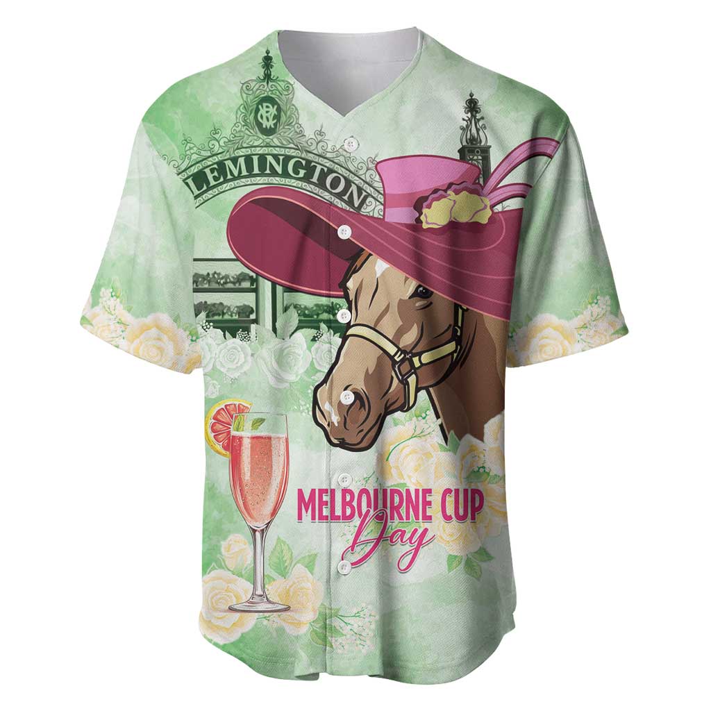 Australia Cup Melbourne Horse Racing Baseball Jersey Hats Heels & Horseshoes Yellow Roses - Wonder Print Shop