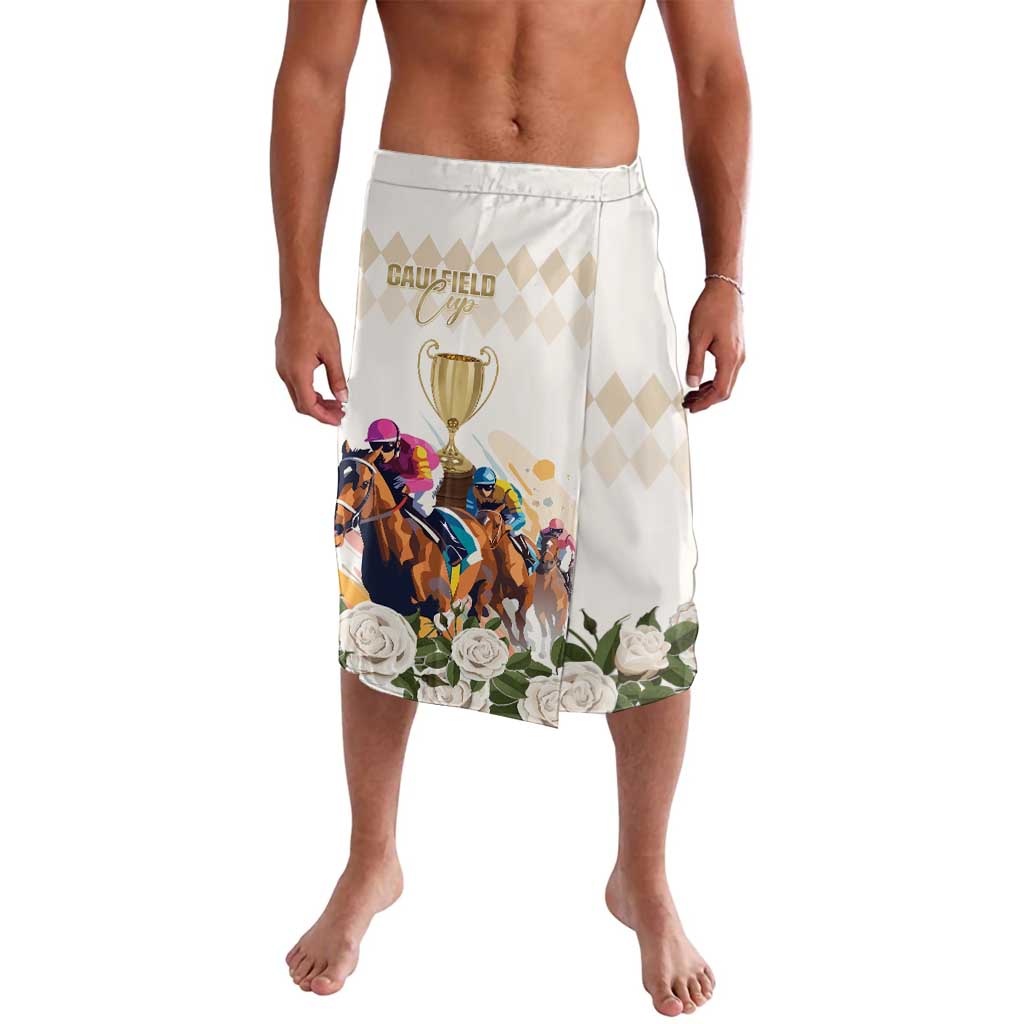 Australia Cup Caulfield Horse Racing Lavalava Champion Trophy Mix White Roses - Wonder Print Shop
