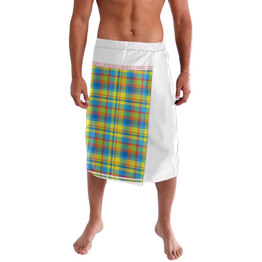 Personalized Dominica Creole Day Lavalava Jounen Kweyol Blue Madras Proud - Wonder Print Shop