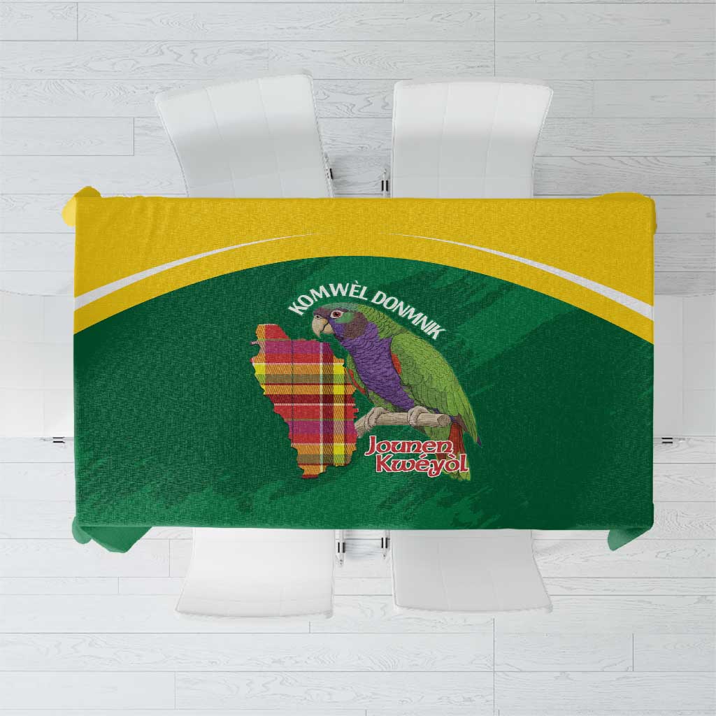 Komwel Donmnik Jounen Kweyol Tablecloth Dominica Creole Day Imperial Amazon - Wonder Print Shop