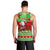 Personalised Hawaii Christmas Men Tank Top Mele Kalikimaka Hawaiian Santa Tropical Vibes - Wonder Print Shop